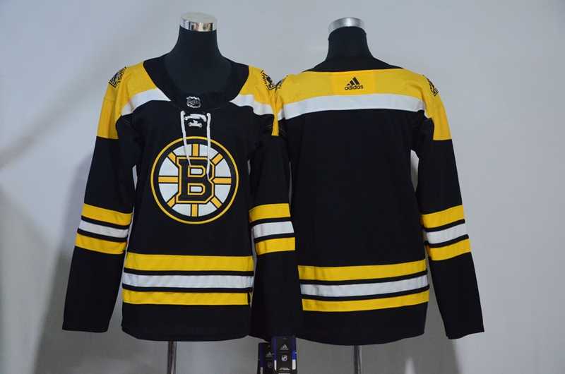 Youth Bruins Blank Black Adidas Stitched Jersey